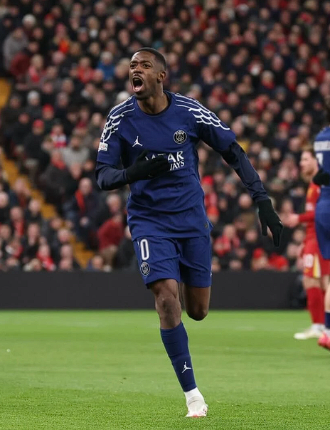 登貝萊帶傷訓練，對陣拜仁首發(fā)成疑